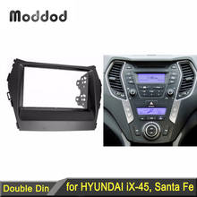 Double 2 Din Car Radio Fascia for HYUNDAI Santa Fe IX45 2012+ Stereo Dash Kit Fit Installation Trim Facia Face Plate Panel Frame 2024 - buy cheap