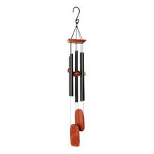 Large Metal Tube Music Wind Chime Vintage Creative Wall Hanging Wind Bells for Garden Patio Outdoor Hanging Decor Black 92cm 2024 - buy cheap