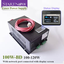 Startnow 100W-BD Laser Power Supply With Display Screen For CO2 Laser Tube Engraving Cutting Machine Spare Parts 100W PSU Device 2024 - buy cheap