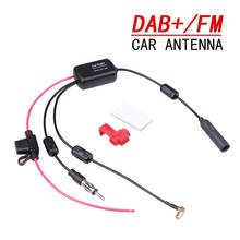12V Car Radio Aerial SMA Amplifier DAB FM AM Car Radio Anti-interference Amp Signal Booster Antenna 76-108MHZ For Marine Boat 2024 - buy cheap