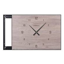 Caja de medidor eléctrico deslizante, Reloj de pared de Metal, decoración de lujo, pintura de relojes para salón, decoración del hogar, regalo D50 2024 - compra barato