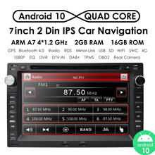 Android 10 rádio do carro gps dvd player para vw golf 4 t4 lupo polo passat b5 sharan 7 "rds bt gps bluetooth rádio 2din tpms dab + 2024 - compre barato