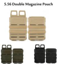 Wholesale Tactical 5.56 7.62mm Mag Pouch of FAST MAG M4 Magazine Pouch Outdoor Module Combination Two sets 2024 - buy cheap