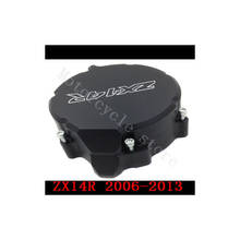 Мотоцикл для Kawasaki ZX14R ZX-14R ZZR1400 2006 2007 2008 2009 2010-2014 крышка статора двигателя мотоцикла черная левая сторона 2024 - купить недорого