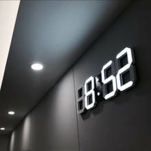 Reloj Digital de pared con luz LED 3D para decoración del hogar, reloj de mesa con alarma y luz nocturna, retroiluminación automática para sala de estar, diseño moderno 2024 - compra barato