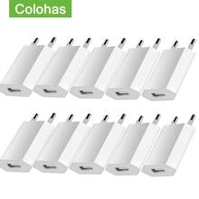 10 Pcs/Lot USB Cable Wall Travel Charger Power Adapter USB C Cable EU/USA Plug for iPhone 12 12 Pro 11 XS MAX XR X Drop shipping 2024 - купить недорого