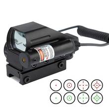 HD103B Holographic Green Red Dot Sight 4 Reticales Dot Reflex Sight for 20mm Rail Mount Collimator Scopes Riflescope 2024 - buy cheap