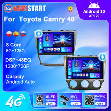 Rádio do carro para toyota camry 40 2007-2011 reprodutor multimídia dvd estéreo áudio android 10 2din 2 din autoradio 4g wifi swc carplay 2024 - compre barato