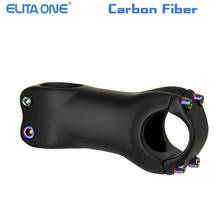 ELITA ONE Mountain Bike Carbon Fibre  Stem  Road/MTB Bicycle  UD Carbon Stems 6/17 Degree31.8mm* 70-130mm 2024 - buy cheap