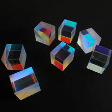 2pcs 2.2x2.2x2.2cm vidro óptico prisma educacional defeituoso prisma dichroic x-cube prismas de vidro rgb combinador vidro 2024 - compre barato