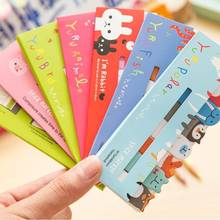 1pack/lot Mini Cute Kawaii Cartoon Animals New Cute Rows Of N Times Sticky Notes Stationery Note Paper Stickers 2024 - buy cheap