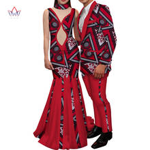 BRW-vestidos con estampado africano para hombre y mujer, ropa Sexy con estampado de Batik, estilo Ankara, WYQ382 2024 - compra barato