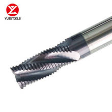 YUZETOOLS-Fresa de extremo mecanizado, herramienta rugosa CNC, cortador de fresado de carburo para acero y aluminio 2024 - compra barato