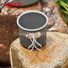 ALOCS 150ml Aluminum Oxide Camping Folding Cup Traveling Outdoor Camping Hiking Mug Portable Collapsible Teacup TW-402 2024 - buy cheap