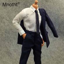 Mnotht Collection 1/6 Scale Tibetan blue suit Model 12inch Male Soldier Suit Coat/Pants/Shirt/Tie Set For Action Figure Toys m3 2024 - buy cheap
