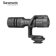 Saramonic Vmic Mini Shotgun On-camera Condenser Microphone for PC DSLR iPhone 8 8 Plus 7 Android Smartphones Tablet Streaming 2024 - buy cheap