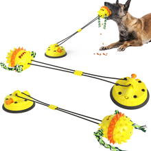 Pet Dog Toys Double Suction Cup Tug Chew Toy Dogs Push Ball Pet Tooth Cleaning Dog Toothbrush for Puppy Large Dog Molar Bite Toy 2024 - buy cheap