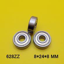 10pcs free shipping Miniature deep groove ball bearing 628ZZ 8*24*8 mm 2024 - buy cheap