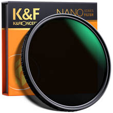 K & F Concept-filtro Variable de densidad neutra de 55mm, 58mm, 62mm, 67mm, 77mm, filtro ND Fader, a ND32 ND2, para lente de cámara Sony, NO punto "X" 2024 - compra barato