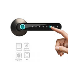 WAFU WF-016 дверной замок с отпечатком пальца Смарт Bluetooth пароль ручка блокировка приложение разблокировка без ключа вход работает с iOS/Android 2024 - купить недорого