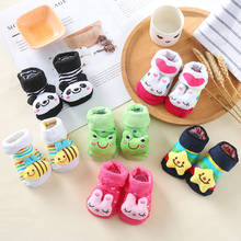 20 пар/лот, детские носки для новорожденных, носки для малышей, хлопковые нескользящие носки-тапочки с резиновой подошвой, носки для маленьких мальчиков и девочек 2024 - купить недорого