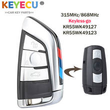 KEYECU-llave remota inteligente sin llave, dispositivo modificado para BMW CAS3 3 5 Series X5 X6 2006-2011, Fob 3 botones-315MHz 868MHz-Chip PCF7952 2024 - compra barato