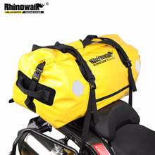 Водонепроницаемая сумка для мотоцикла Rhinowalk, многофункциональная прочная задняя велосипедная сумка для езды на велосипеде, емкость 20 л/65 л 2024 - купить недорого