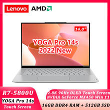 Lenovo YOGA  Pro 14s Carbon 2022 New OLED Laptop AMD R7-5800U 16GB RAM 512GB SSD 14-Inch 2.8K 90Hz Touchscreen Win11 Notebook PC 2024 - buy cheap