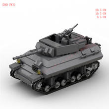 Bloques de construcción para niños, juguete de ladrillos para armar tanque M10 del Ejército de los Estados Unidos, serie militar de la Segunda Guerra Mundial, ideal para regalo 2024 - compra barato