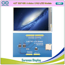 Painel de tela lcd sensível ao toque para arduino uno r3, 3.95 polegadas, 480x320 tft, painel de exibição, controle st7796s 2024 - compre barato