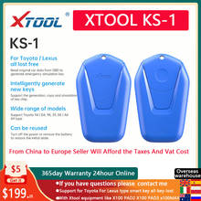OBD2 New XTOOL KS-1 KS01 Blue Emulator for PS90 X100 PAD2 PAD3 PAD Elite A80 All Lost via OBD2 KC100 Fit For Toyota Smart Key 2024 - buy cheap