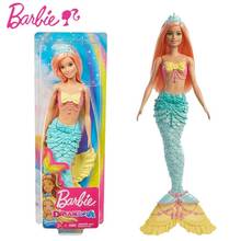 Mattel Barbie Mermaid Doll Girl Play House Birthday Gift Princess Toy Baby Doll Toy Girl Toys for Kids American Girl Doll Metal 2024 - buy cheap