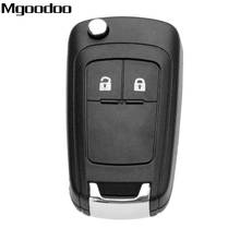 Смарт-ключ Mgoodoo ID46 с 2 кнопками, 433 МГц, чип HU100 5WK50079 для Opel Vauxhall Astra J Corsa E Insignia Zafira C 2024 - купить недорого