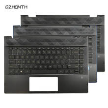 Новая клавиатура для ноутбука HP Pavilion x360 14-CD 14m-cd0001dx с серебристыми краями 2024 - купить недорого