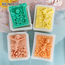 Fairy Angel Silicone Soap Molds DIY Handmade Making Resin Clay Candle Mould Fondant Cake Chocolate Kitchen Baking Bakeware 2024 - купить недорого