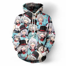 SOSHIRL Magical Sister Anime Hoodies Hipster Funny Cool Cosplay Hoody Unisex Cute and Strange Magician Kawaii Pullovers Tops 2024 - buy cheap