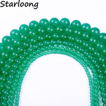 4,6,8,10,12mm Selectable AAA High quality natural Green Round Stone Beads For Bracelet DIY Jewelry Making 2024 - buy cheap