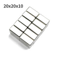 Neodymium Magnet Super Powerful Magnets 1/3/5/10pcs 20x20x10mm Strong Magnet Permanent Rare Earth Magnets Magnetic Block 2024 - buy cheap