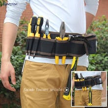 Multi-color Electricians Tool Belt Repair Pouch Pocket Tool Waist Bag Multifunctional Waterproof Carpenter Oxford cloth Tool Bag 2024 - buy cheap