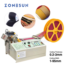 Zonesun quente e frio elétrica automática máscara máquina de corte de corda nariz ponte orelha cinto corda fitas náilon máquina de corte 2024 - compre barato