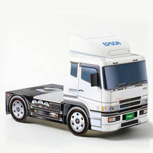 Caminhão pesado modelo de papel 3d diy, pais e crianças, artesanato de papel original, brinquedo 2024 - compre barato