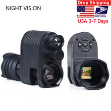 Mira Monocular Digital de visión nocturna, cámara infrarroja para caza en la oscuridad, grabación de fotos y vídeo, mira telescópica óptica 2024 - compra barato