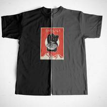 Coolmind camiseta 100% algodão masculina, camiseta com estampa de gato casual solta gola redonda camisa para homens 2024 - compre barato
