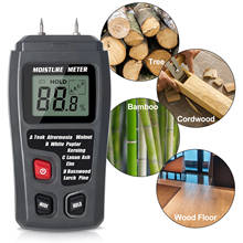RZ Wood Water Moisture Meter Portable Digital Wood Concrete Moisture Content Tester Tools Timber Hygrometer Wood Moisture Meter 2024 - buy cheap