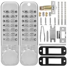 Password Lock Code lock with mechanical digits durable metal shell with chrome-plated surface with hardened Security Coded Lock 2024 - buy cheap