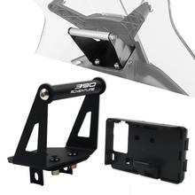 Suporte de navegação para celular, placa de gps, para motocicleta, aventura r 790, adv r 790, adv 390-2017 2024 - compre barato