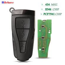 Bilchave chave de botão 434mhz, chave remota inteligente com 3 botões, chip id46 pcf7941 para substituição de mg 350 mg 6 2024 - compre barato