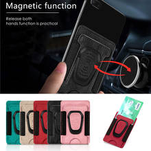 Bolsa magnética para teléfono móvil, pegatina adhesiva de bolsillo para tarjeta de identificación de crédito para iPhone, Samsung, Xiaomi, Huawei, teléfono inteligente Universal 2024 - compra barato