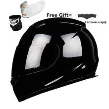 Rosto cheio capacete da motocicleta capacetes de corrida ponto capacete de moto para motocross kask casco m l xl xxl preto fosco 2024 - compre barato