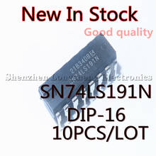 10 шт./лот Новый 74LS191 SN74LS191N DIP-16 синхронный реверсивный счетчик чип 2024 - купить недорого